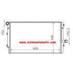 SU RADYATÖRÜ AUDI A3 03- JETTA 10> 1.6 DZL SIS000009